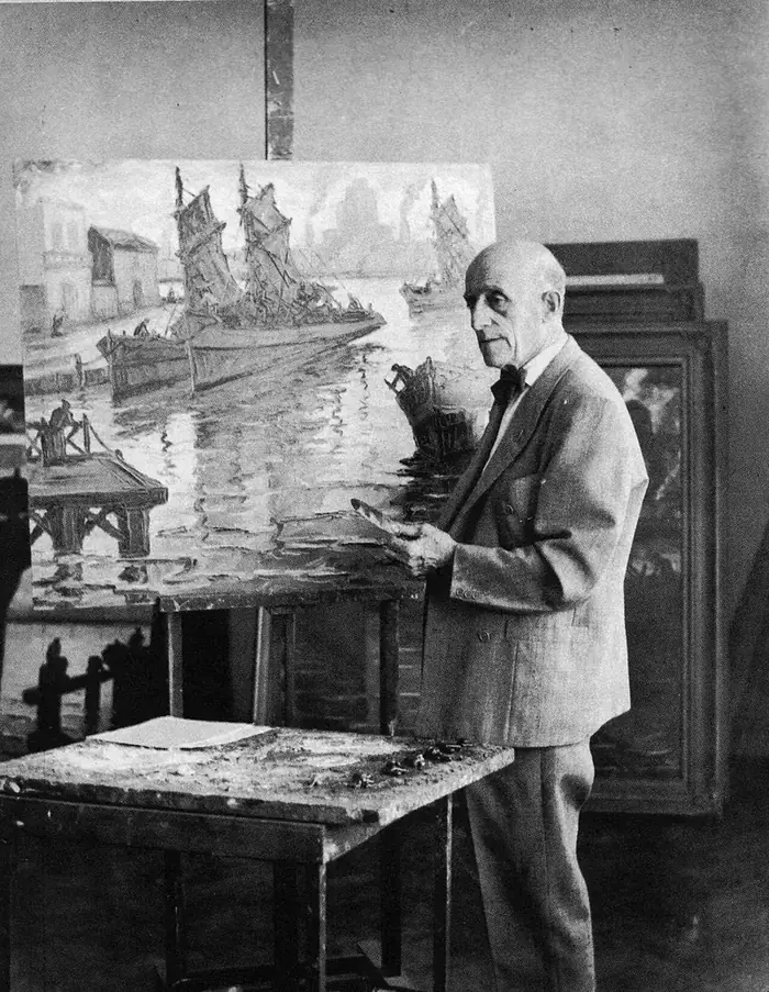 Retrato de Benito Quinquela Martín
